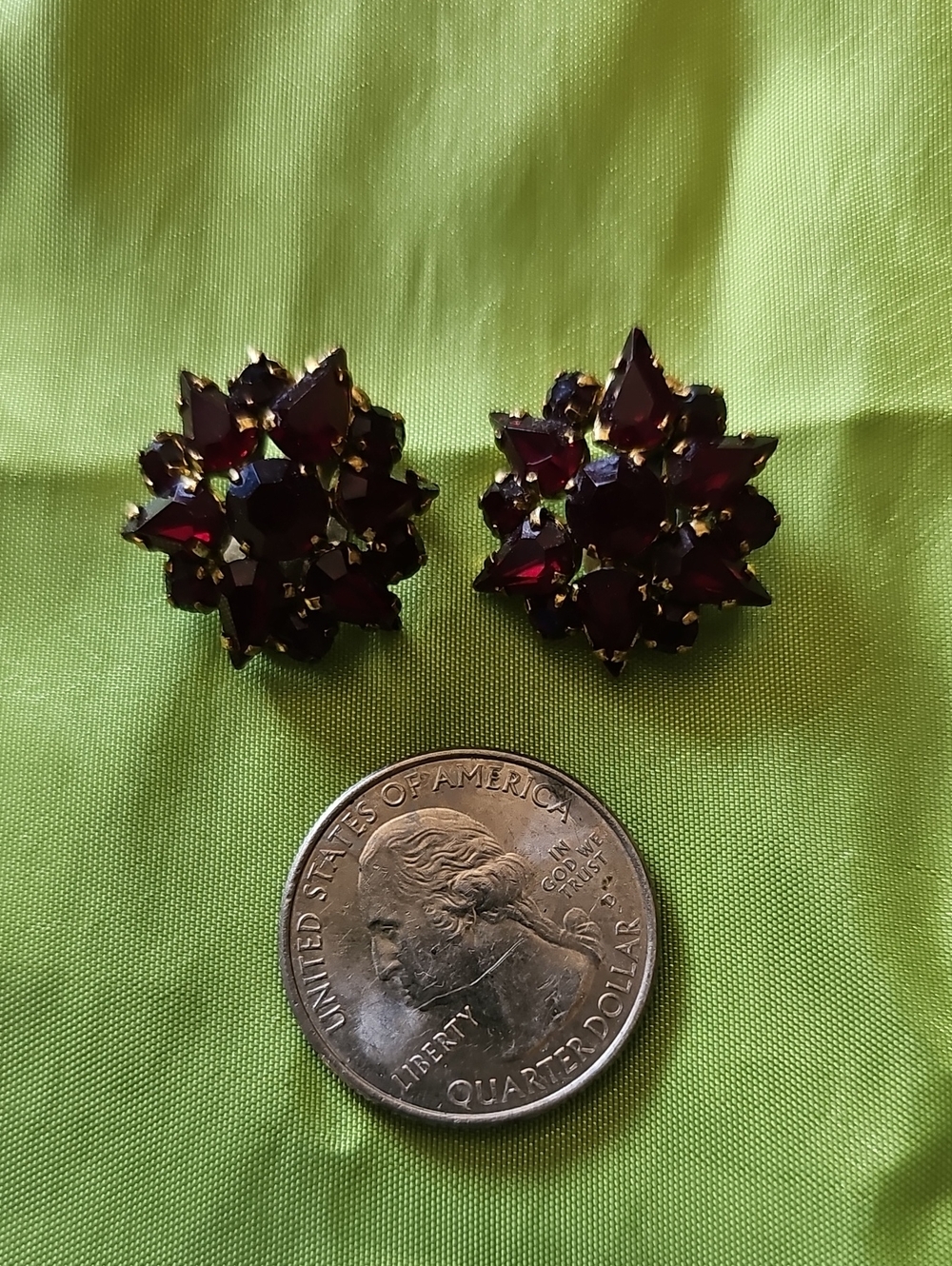 Very Vintage Pair Of Clip On Earrings
